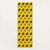Meditation von Sonnenblumen Yogamatte (Rückseite)