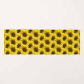 Meditation von Sonnenblumen Yogamatte (Vorderseite (Horizontal))