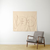 Meditation. Wandteppich (Beispiel (Horizontal))