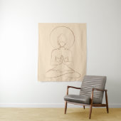 Meditation. Wandteppich (Beispiel)