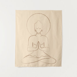 Meditation. Wandteppich