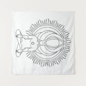 Meditation. Wandteppich (Vorderseite (Horizontal))