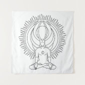 Meditation. Wandteppich (Vorderseite)