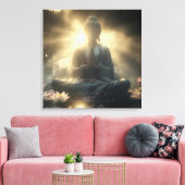 MEDITATION - YOGA - CARPE DIEM LEINWANDDRUCK (Insitu (Wohnzimmer))