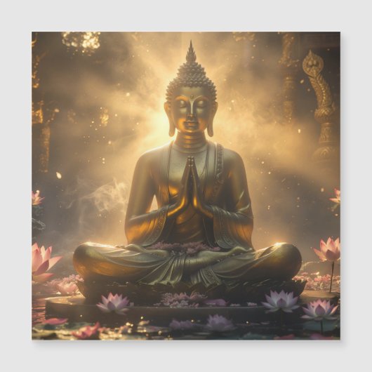 MEDITATION - YOGA - CARPE DIEM MAGNETKARTE (Vorderseite)