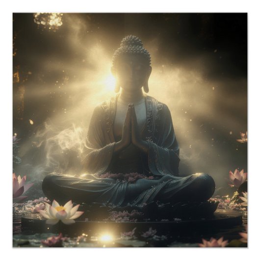 MEDITATION - YOGA - CARPE DIEM POSTER (Vorderseite)