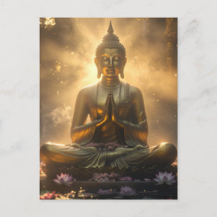 MEDITATION - YOGA - CARPE DIEM POSTKARTE