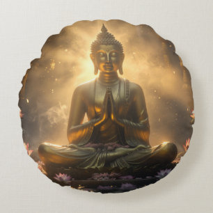 MEDITATION - YOGA - CARPE DIEM RUNDES KISSEN