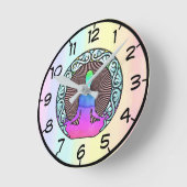 MEDITATION YOGA CIRCLE AURA RADIATIONS LOGO RUNDE WANDUHR (Winkel)
