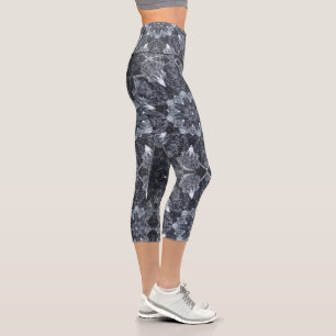 Meditation & Yoga mandala, Wellbeing Art / Mode Capri Leggings