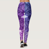 Meditation & Yoga mandala, Wellbeing Art (Mode) Leggings (Rückseite)