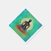 Meditation Yoga Napkin Serviette (Ecke)