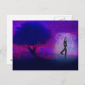 Meditation Yoga Postcard Postkarte (Vorne/Hinten)