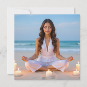 MEDITATION - YOGA - WELLNESS - CARPE DIEM FEIERTAGSKARTE