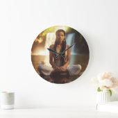 MEDITATION - YOGA - WELLNESS - CARPE DIEM GROßE WANDUHR (Zuhause)