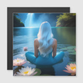 MEDITATION - YOGA - WELLNESS - CARPE DIEM MAGNETKARTE (Vorne/Hinten)