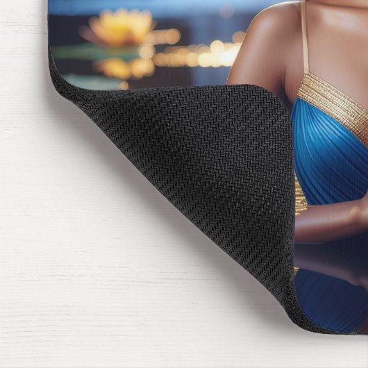 MEDITATION - YOGA - WELLNESS - CARPE DIEM MOUSEPAD (Ecke)