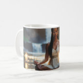 MEDITATION - YOGA - WELLNESS - CARPE DIEM Mug Kaffeetasse (Vorderseite Links)