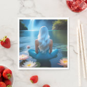 MEDITATION - YOGA - WELLNESS - CARPE DIEM SERVIETTE (Beispiel)