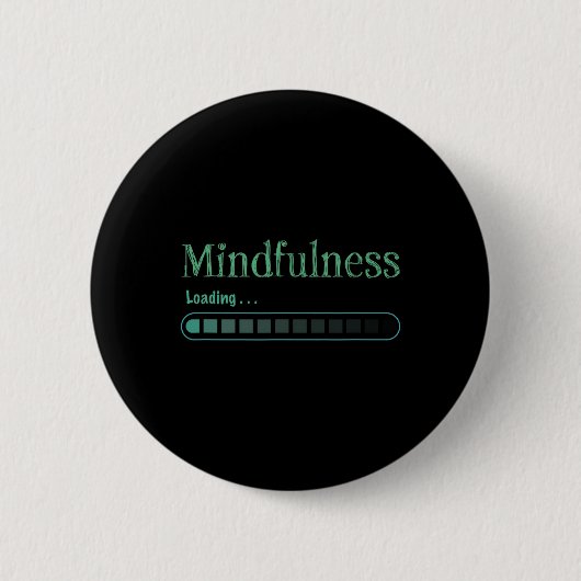 Meditation Zen Achtsamkeit Buddhismus Namaste Lust Button (Vorderseite)