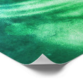 *~* Meditation Zen Buddha Meditat Floral Ombre Poster (Ecke)