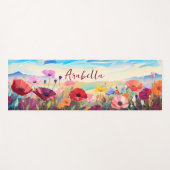 Meditation zur Flora und Fauna Yogamatte (Vorderseite (Horizontal))