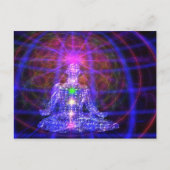 MeditationMan Postcard Postkarte (Vorderseite)