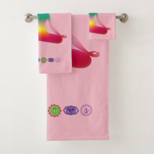 Meditations-Badezimmer-Tuch-Set Badhandtuch Set