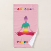 Meditations-Badezimmer-Tuch-Set Badhandtuch Set (Handtuch)