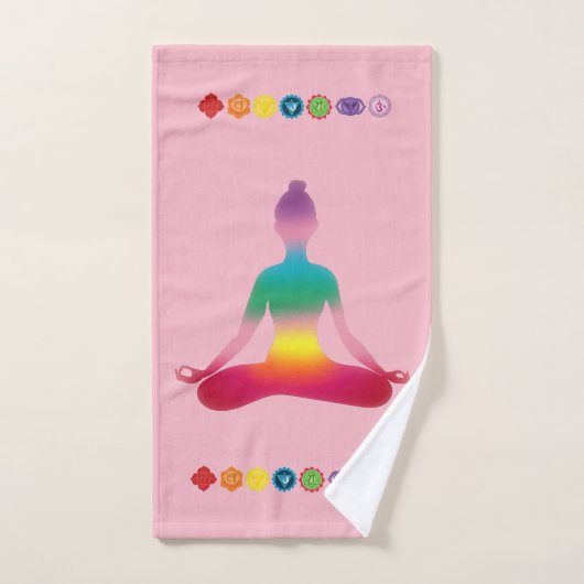 Meditations-Badezimmer-Tuch-Set Badhandtuch Set (Handtuch)