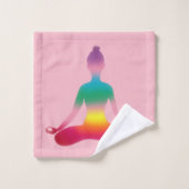 Meditations-Badezimmer-Tuch-Set Badhandtuch Set (Waschlappen)