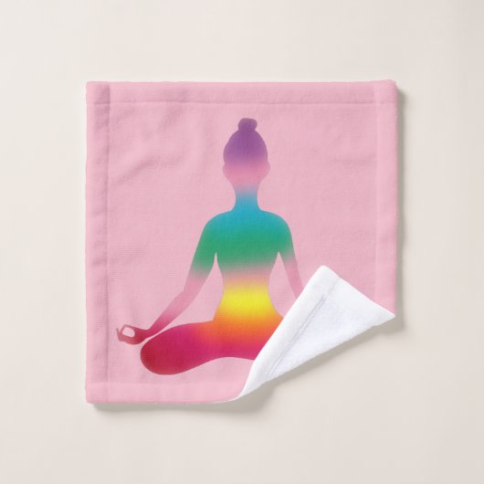 Meditations-Badezimmer-Tuch-Set Badhandtuch Set (Waschlappen)