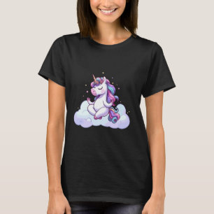 Meditations-Einhorn-Yogastellung Entspannendes Tie T-Shirt