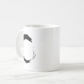 Meditations-Enso-Kreis Achtsamkeit Buddha Buddhist Kaffeetasse (Vorderseite Links)