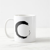 Meditations-Enso-Kreis Achtsamkeit Buddha Buddhist Kaffeetasse (Links)