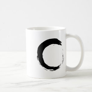 Meditations-Enso-Kreis Achtsamkeit Buddha Buddhist Kaffeetasse
