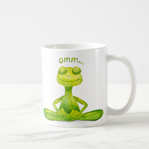 Meditations Frosch Kaffeetasse