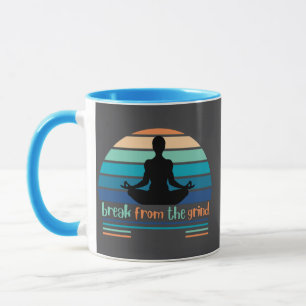 Meditations-Kaffeetasse Tasse