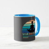 Meditations-Kaffeetasse Tasse (VorderseiteRechts)