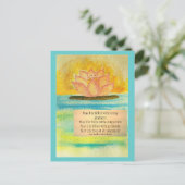 Meditations-Karte buddhistisches Metta Gebet Postkarte (Stehend Vorderseite)