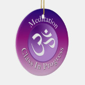 Meditations-Klassen-Tür-Aufhänger Keramikornament (Rechts)