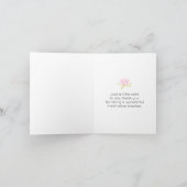 Meditations-Lehrer-Anerkennung danken Ihnen Dankeskarte (Innenseite)