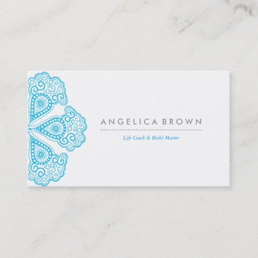 Meditations-Lehrer-u. Leben-Trainer-Visitenkarte Visitenkarte (Vorderseite)