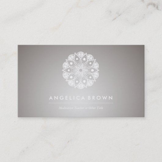 Meditations-Lehrergesundheits-u. Visitenkarte (Vorderseite)
