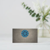 Meditations-Lehrergesundheits-u. Visitenkarte (Stehend Vorderseite)