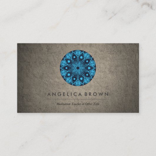 Meditations-Lehrergesundheits-u. Visitenkarte (Vorderseite)