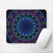 Meditations-Mandala-Mauspad groß Mousepad (Mit Mouse)