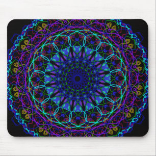Meditations-Mandala-Mauspad groß Mousepad