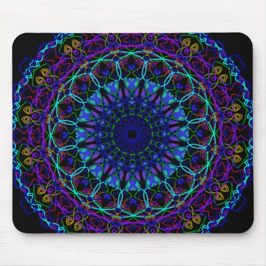 Meditations-Mandala-Mauspad groß Mousepad (Vorne)