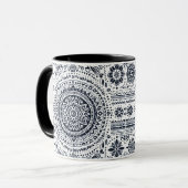 Meditations-Mandala-Tasse Tasse (Vorderseite Links)